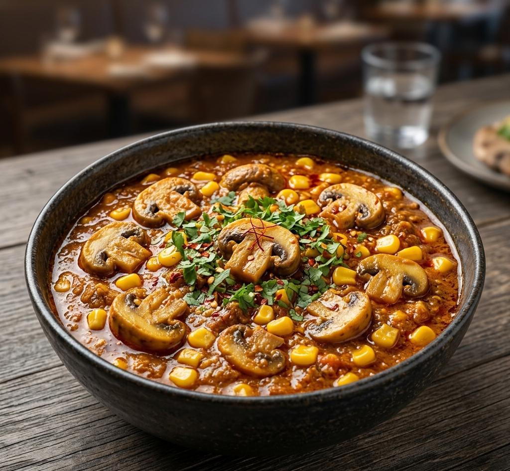 DHINGRI BHUTTA MASALA
